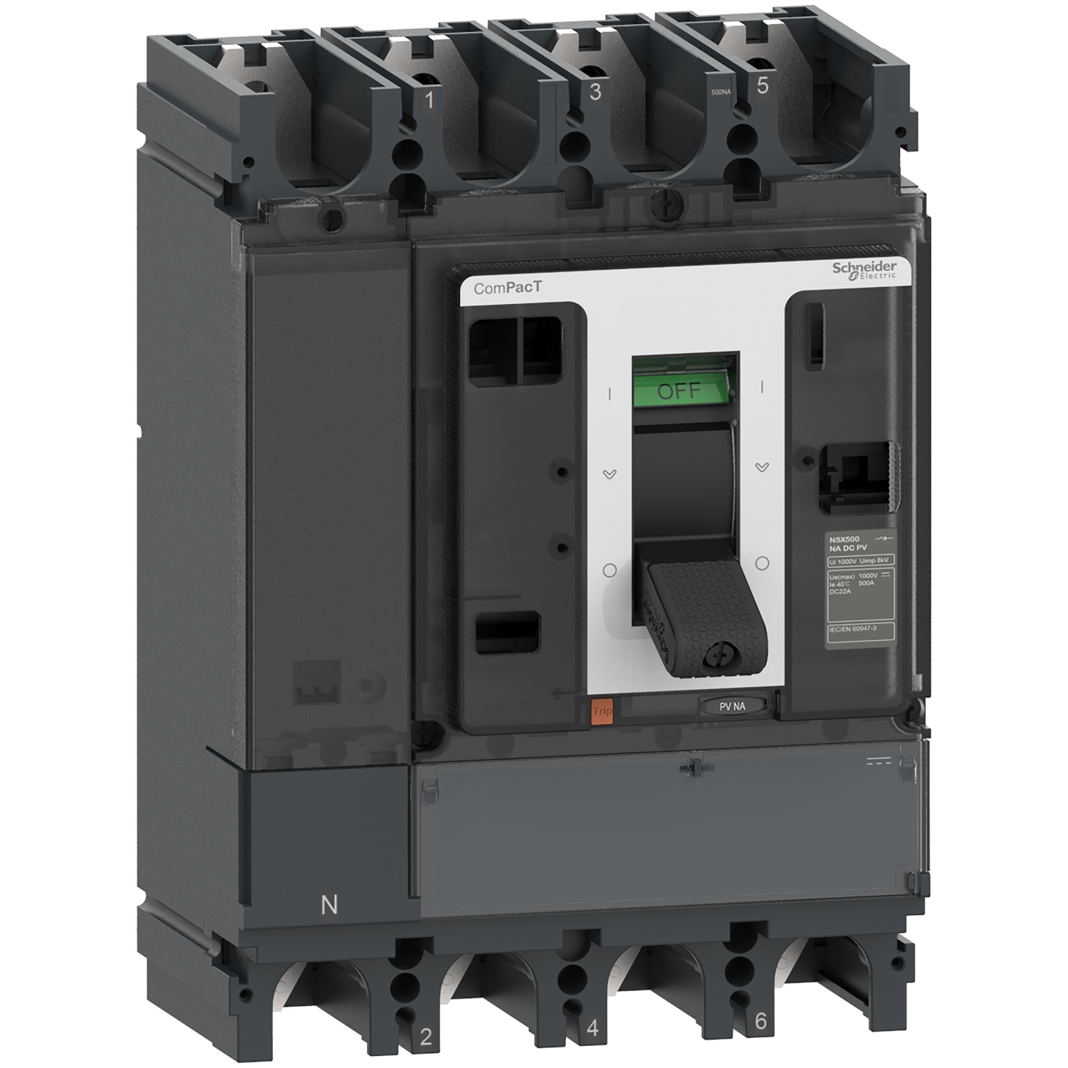 C404400D1S Выключатель-разъединитель NSX400NA DC PV 400 A 4П Schneider Electric ComPacT