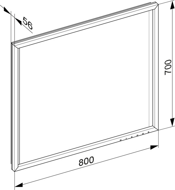 19098013500 Зеркало с подсветкой KEUCO Edition 90 - Вид №5