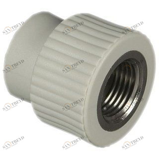 Муфта ВР 25х1/2" полипропилен FV-PLAST 217026