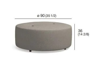 Ткань круглый сад пуфик RODA ARCH-00145110 - Вид №11