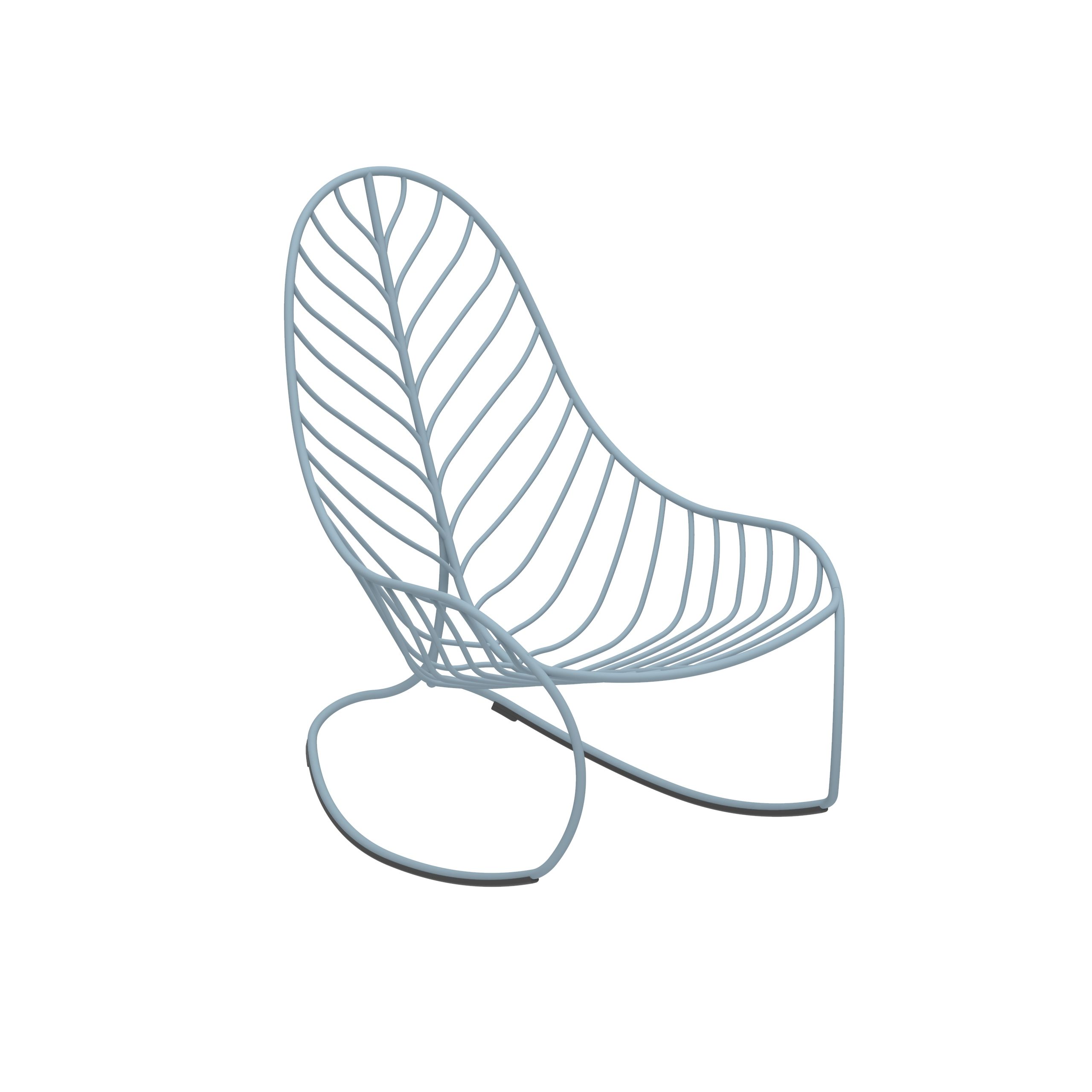 Кресло-качалка из нержавеющей стали Royal Botania Folia ARCH-00024823 - Вид №3