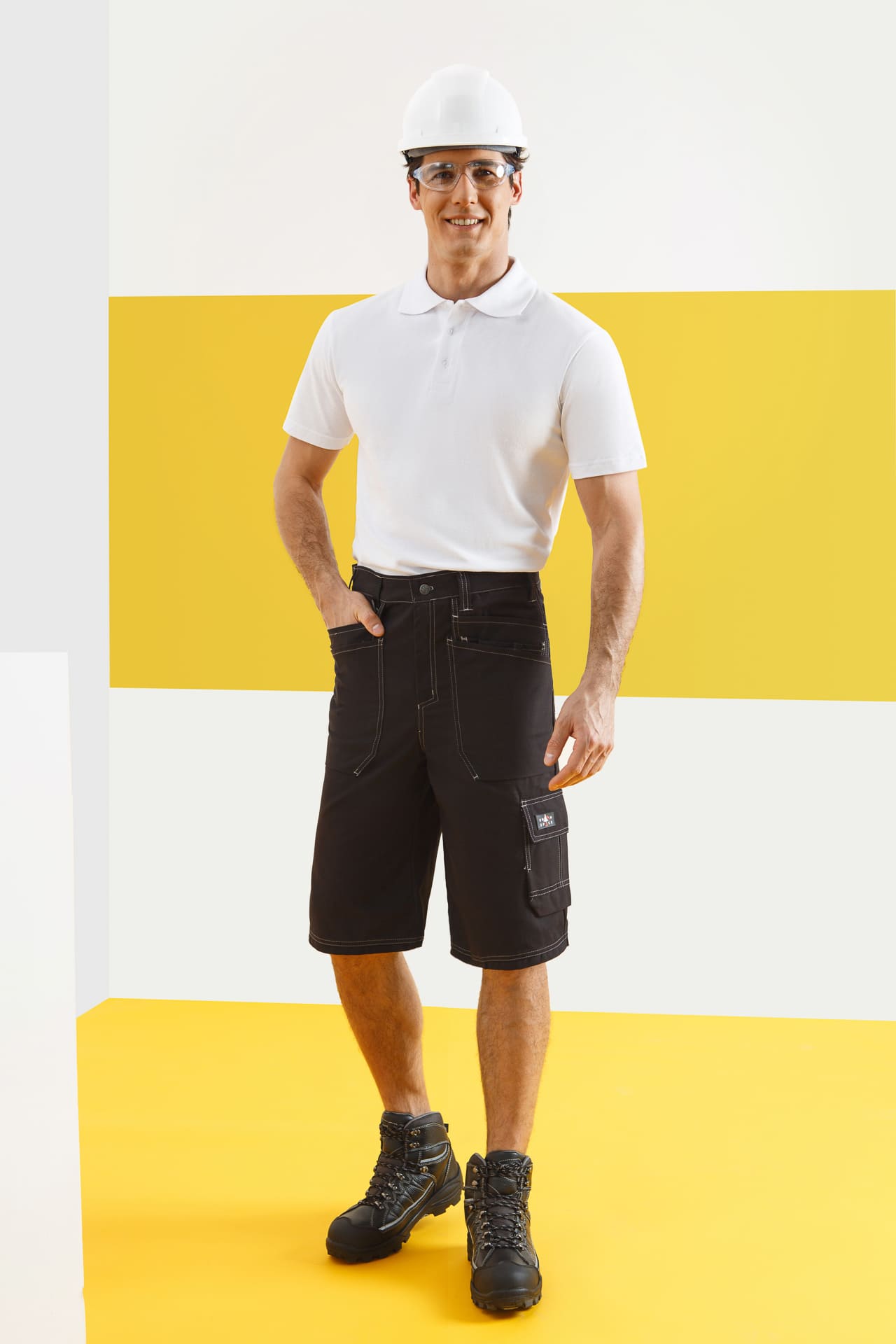 62887 Шорты  черные Union Space  Летняя спецодежда  размер 60-62/182-188  - Вид №3