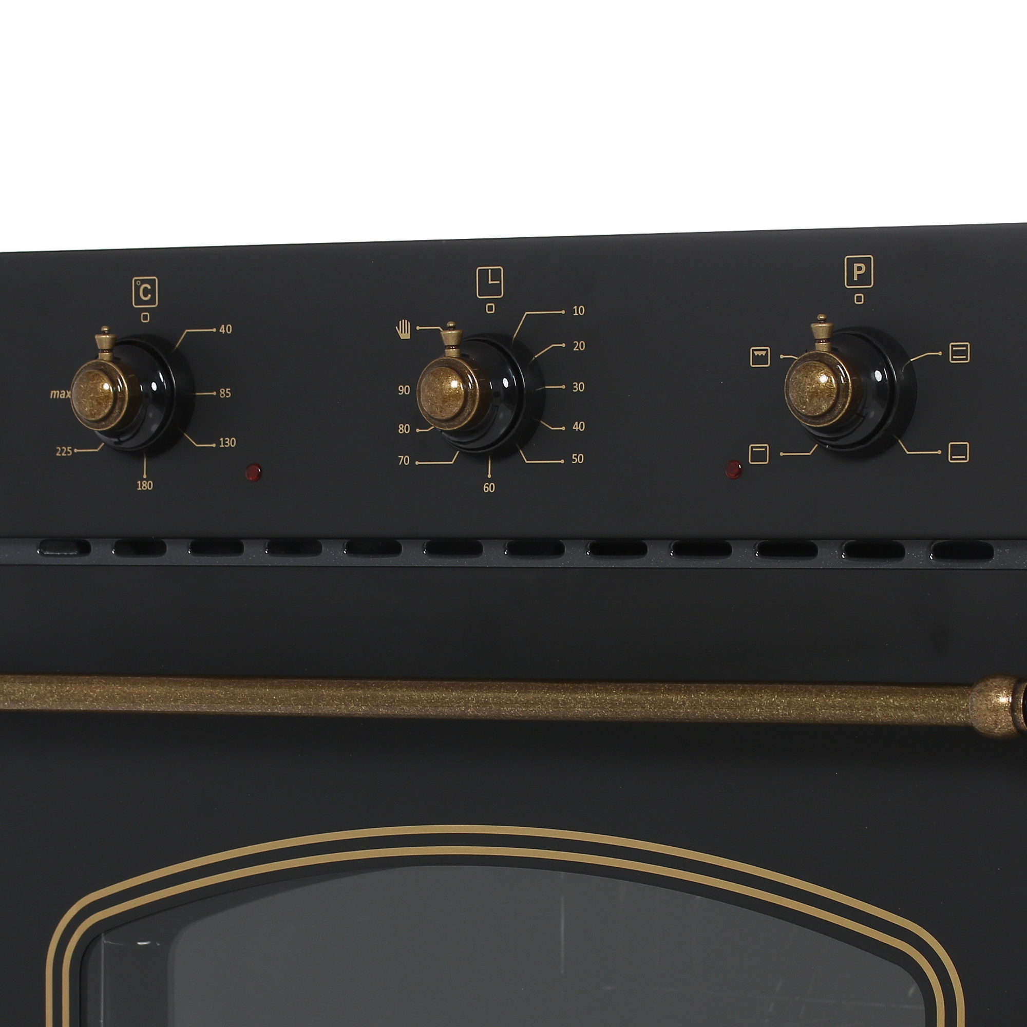 1197021 Электрический духовой шкаф MBS DE-607BL черный STDN-0087557 - Вид №3