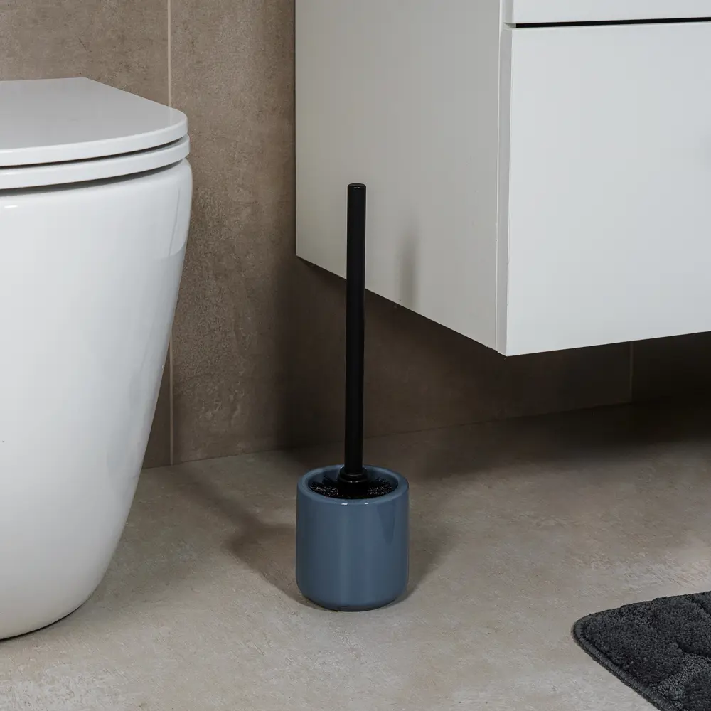 Ершик для унитаза MOROSHKA Nechakra - керамический аксессуар в сине-серой гамме 89384095 STLM-1566382 - Вид №4