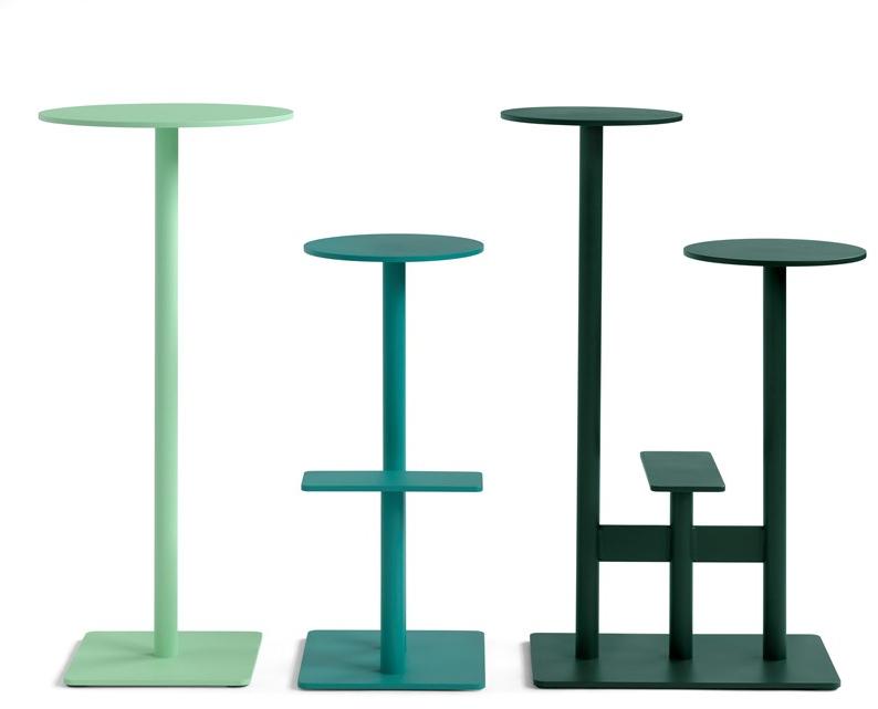 Blå Station Высокий барный стул из алюминия с подставкой для ног Combo Bla Station sun-id-1459300 - Вид №6