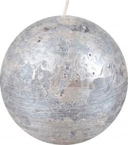 10629092 Luz your senses Свеча-шар Luz your senses 10см (ночное серебро) Парафин