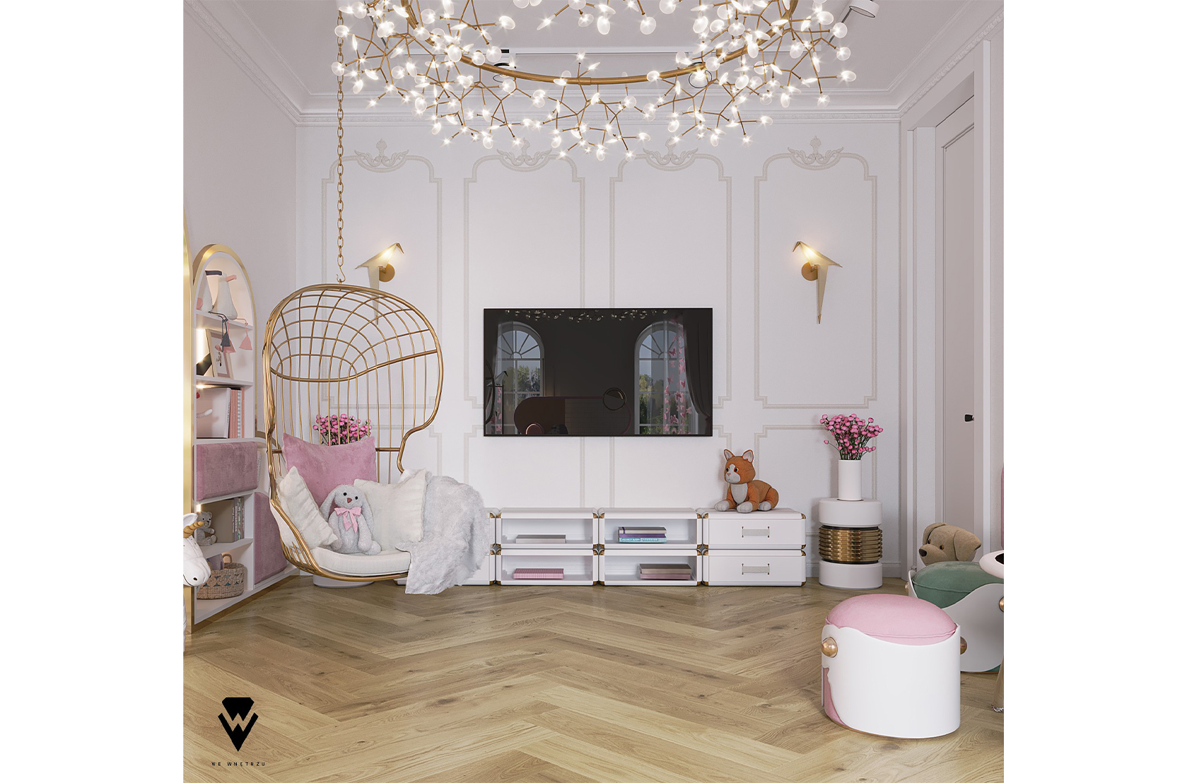 CIST30 ТВ тумба в детскую Sky TV Circu  - Вид №19