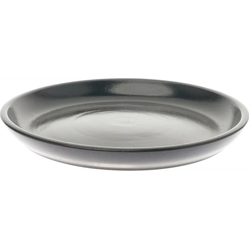 Поддон для горшка №5 Ø17 см, керамика, цвет чёрный Santreyd STLM-2027831