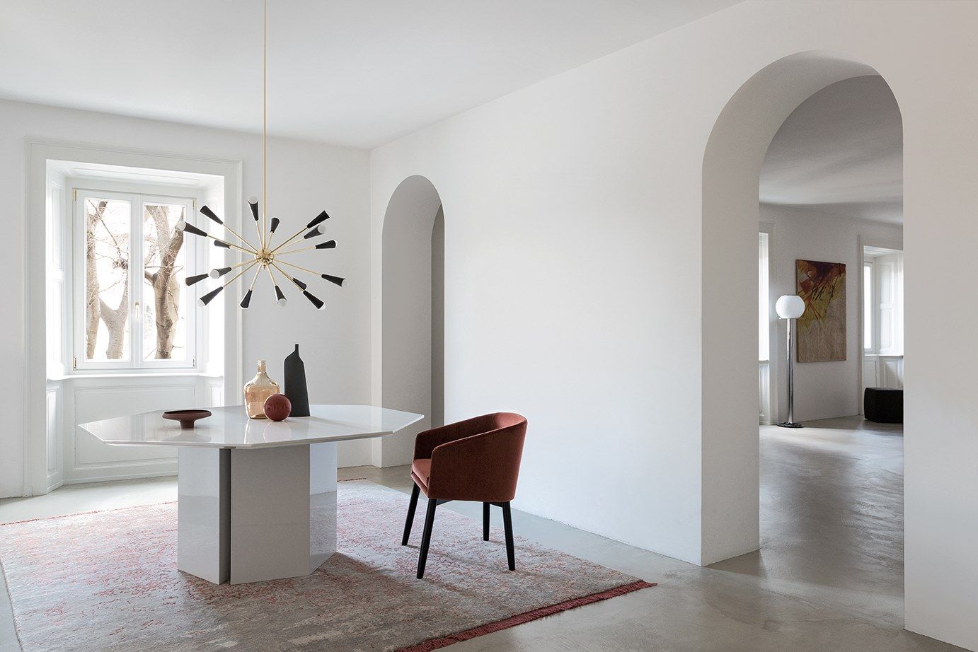 Деревянный обеденный стол Meridiani Edition Plinto ARCH-00133997