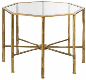 Il Bronzetto Восьмиугольный журнальный столик из латуни Eclectic Bam05