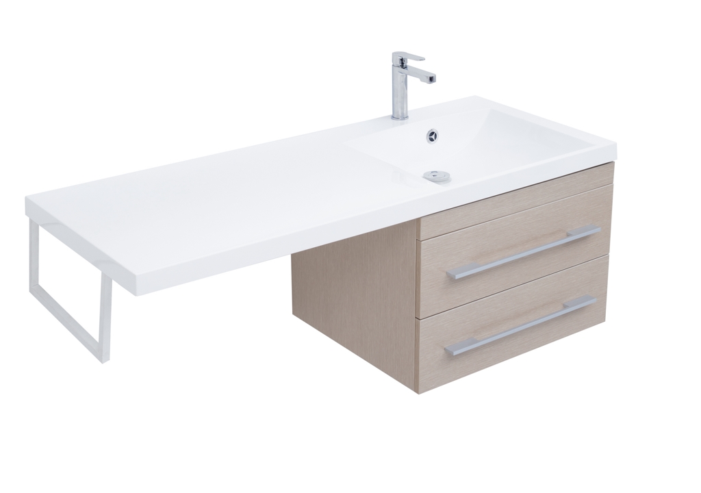 Тумба с раковиной Aquanet Нота 120 R светлый дуб 0017148500239568 - Вид №12