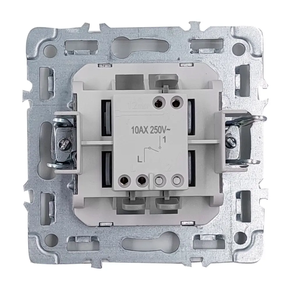 Выключатель встраиваемый Mirkl Grace 1 клавиша белый 89393864 STLM-1415625 - Вид №1