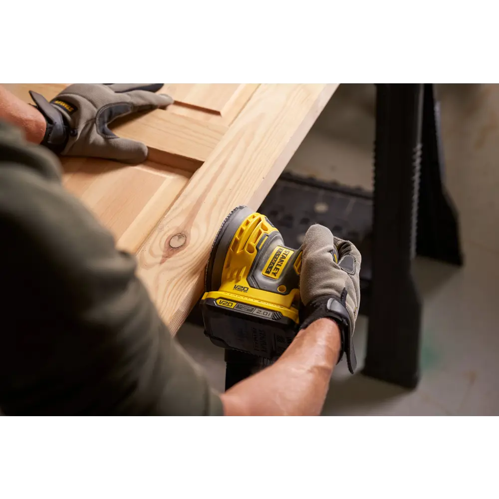 Эксцентриковая шлифмашина Stanley Fatmax SFMCW220B-XJ SF, 125 мм, 18 В, без АКБ и ЗУ STLM-2201220 - Вид №8