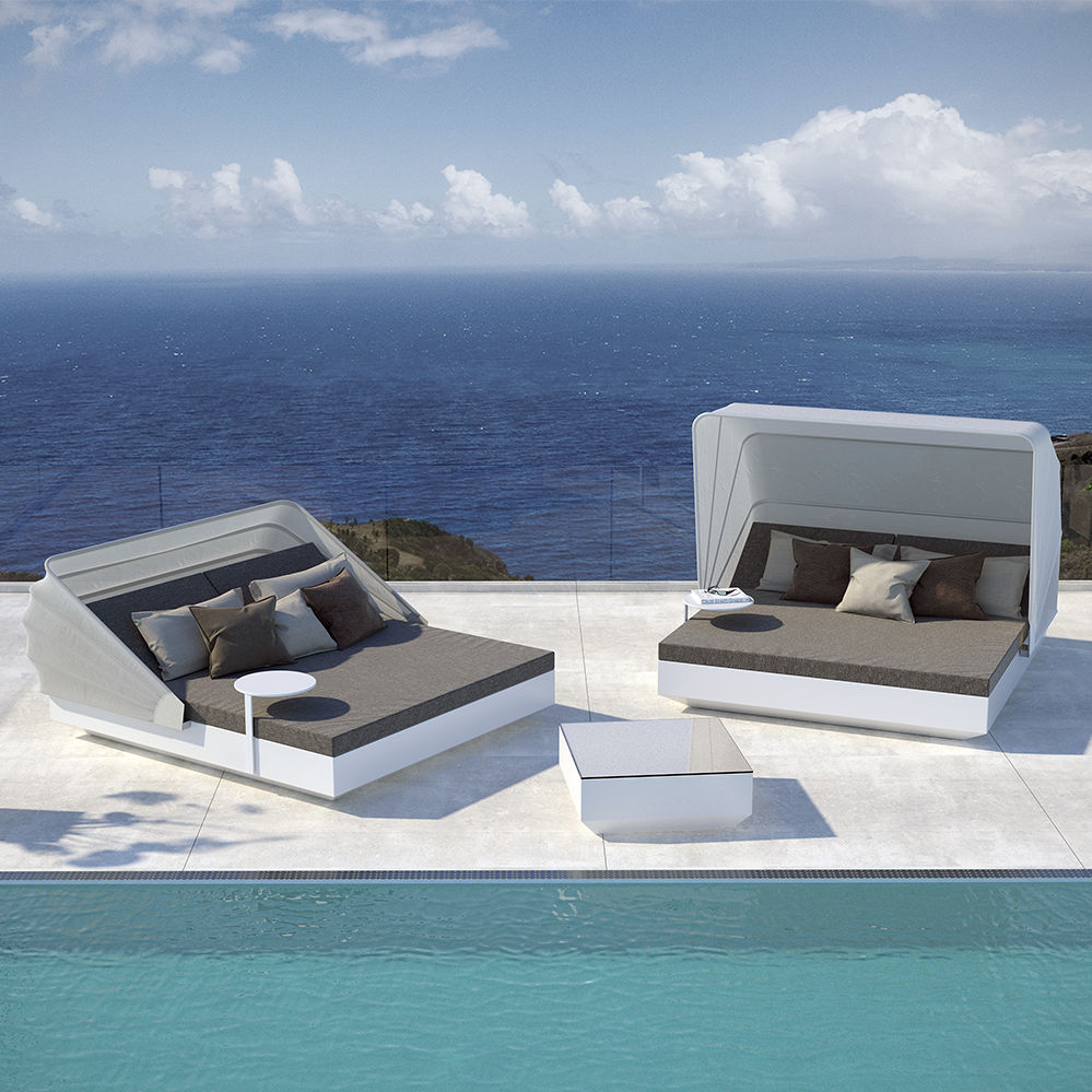 088220 Кровать c 2 наклонными спинками и складным навесом Vondom Vela - Вид №3