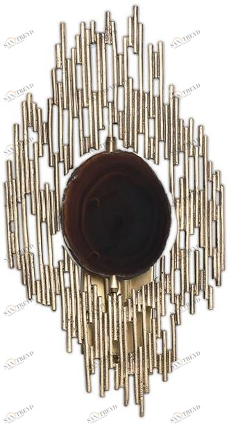 KOKET Настенный светильник из агата и металла Vivre sun-id-1446638