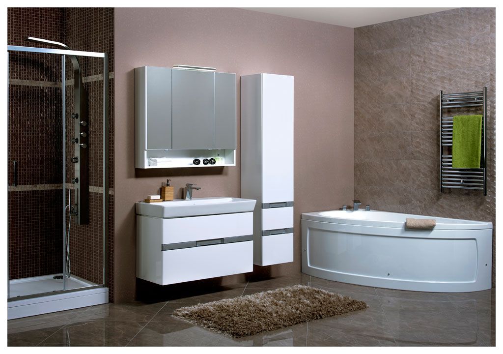 Тумба с раковиной Aquanet Виго 100 белый 0018340300168784 - Вид №7