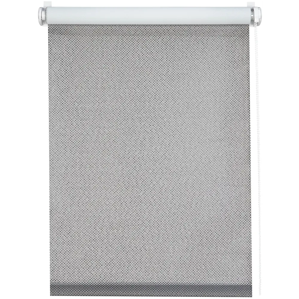 Штора рулонная блэкаут Сканди 180x175 см серая 83130060 STLM-2083051 Santreyd