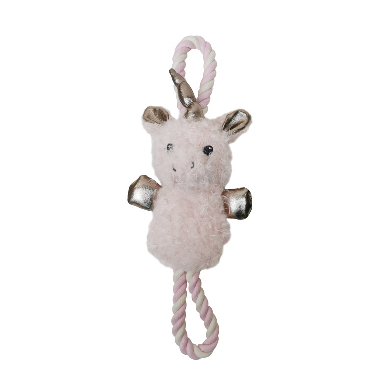 ПР0050331 Игрушка для собак Enchanted Forest Лесные звери на канате с пищалкой плюш 29см CHOMPER  - Вид №1