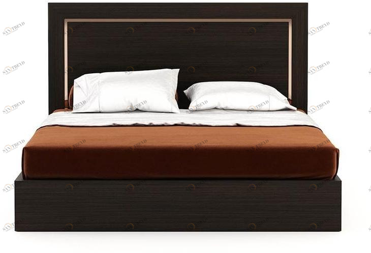 Laskasas Двуспальная кровать из дерева с высоким изголовьем Toronto sun-id-1358674