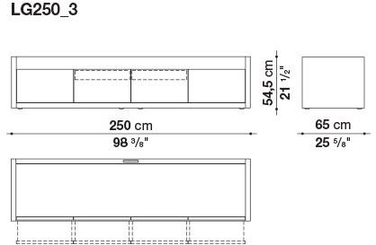 B&B Italia Комод деревянный с распашными дверцами Liagò sun-id-1345823 - Вид №7