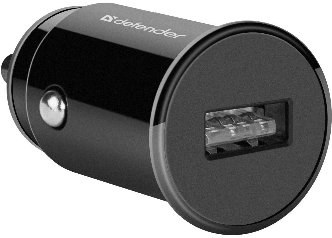 83591 автомобильный адаптер uca-12 черный, 1xusb, 5v/1а Defender Santreyd 