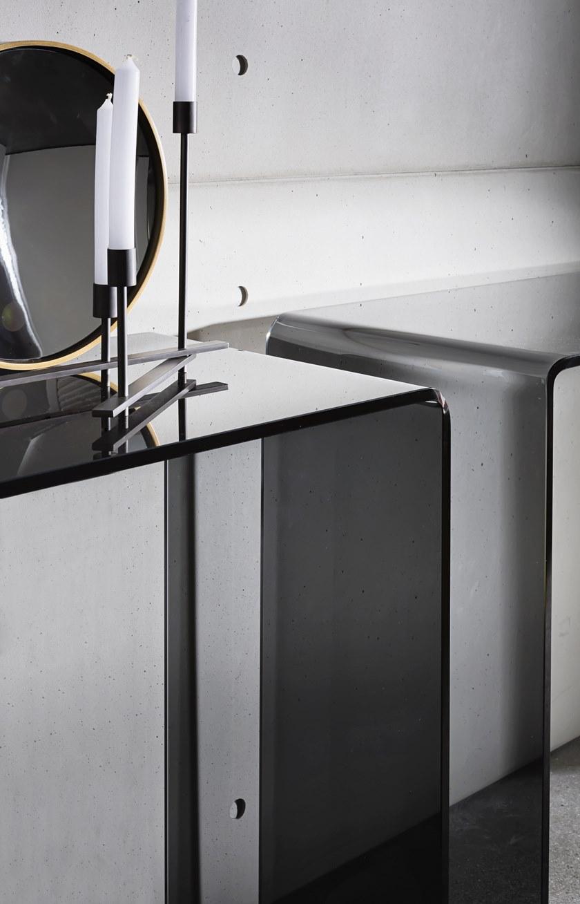 Sovet italia Прямоугольная стеклянная консоль Bridge sun-id-1394423 - Вид №3