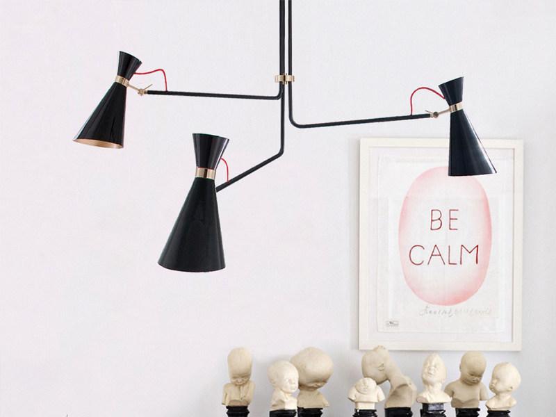 Delightfull Потолочный светильник из латуни с фиксированным кронштейном Simone sun-id-1363697 - Вид №1