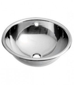 SNR027C Встраиваемая раковина из нержавеющей стали Ø305 мм с переливом mediclinics