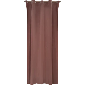 Штора на люверсах Lilou 140x260 см цвет красный