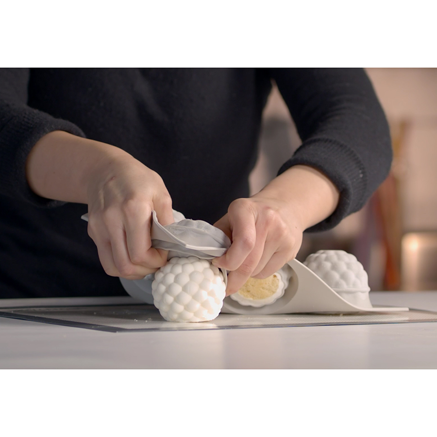 26.299.13.0065 Форма для приготовления пирожных segreti del bosco 18 х 34 см силиконовая Silikomart  - Вид №5