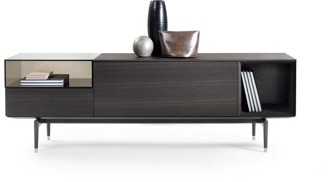 Flexform Комод из дерева и стекла с откидными дверцами sun-id-1467490 - Вид №3