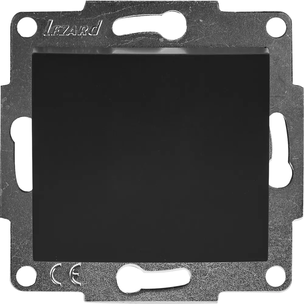 Выключатель Lezard Karina цвет черный бархат STLM-2164858 - Вид №1