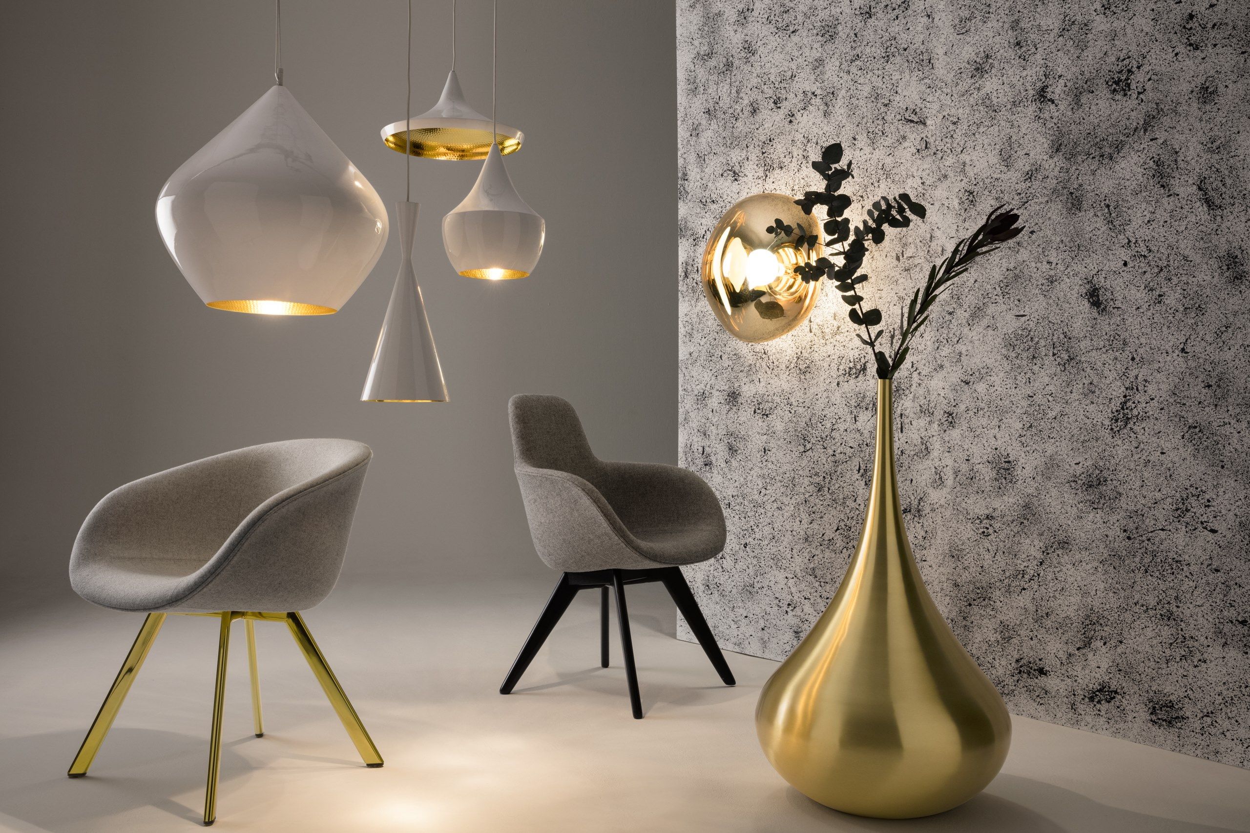 Латунный светодиодный подвесной светильник Tom Dixon Beat ARCH-00111395 - Вид №14