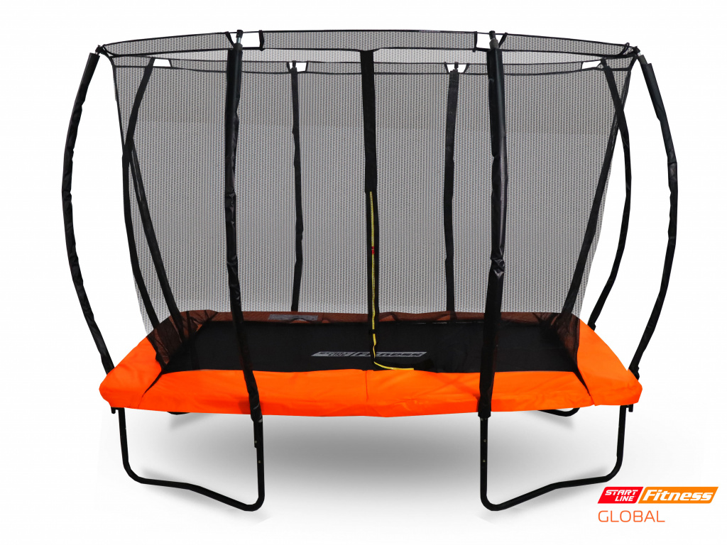 Батут start line fitness global slf 6 х 9 футов с внутренней сеткой Start Line Fitness sun-id-2069042