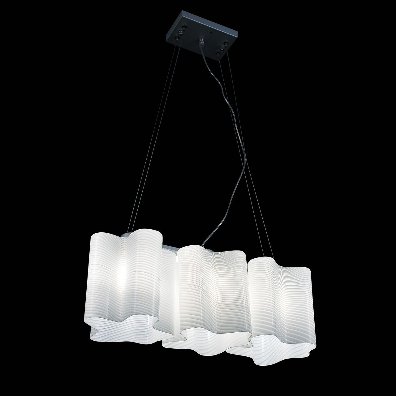 Подвесная люстра Lightstar Nubi Ondoso 802131 LIGHTSTAR ДИЗАЙНЕРСКИЕ, NUBI ONDOSO 056086 Белый  - Вид №2