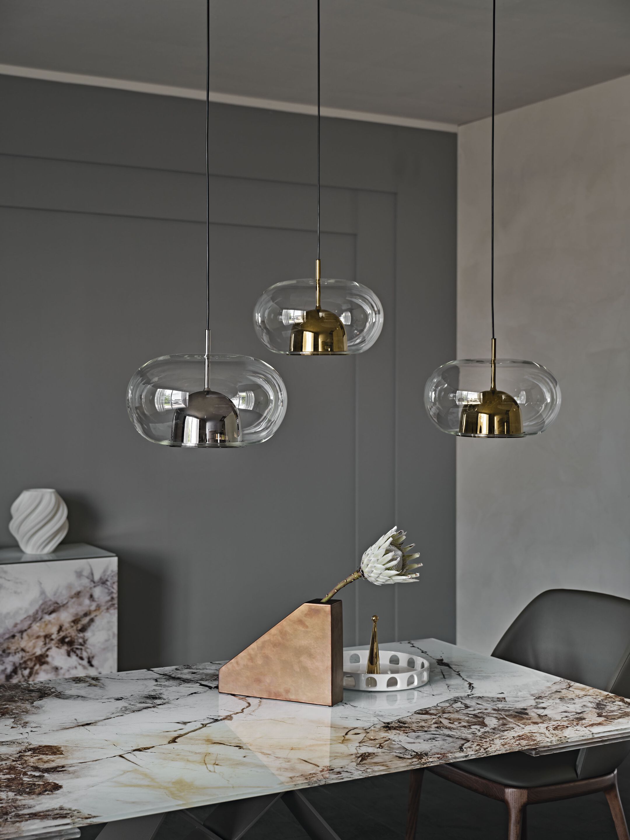 Подвесной светильник из боросиликатного стекла Cattelan italia COIMBRA ARCH-00044297 - Вид №1