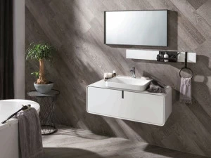 GAMADECOR Модульная лакированная тумба под умывальник