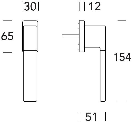 Reguitti Оконная ручка Zamak dk на розе B-arte A426dkq1588 - Вид №1