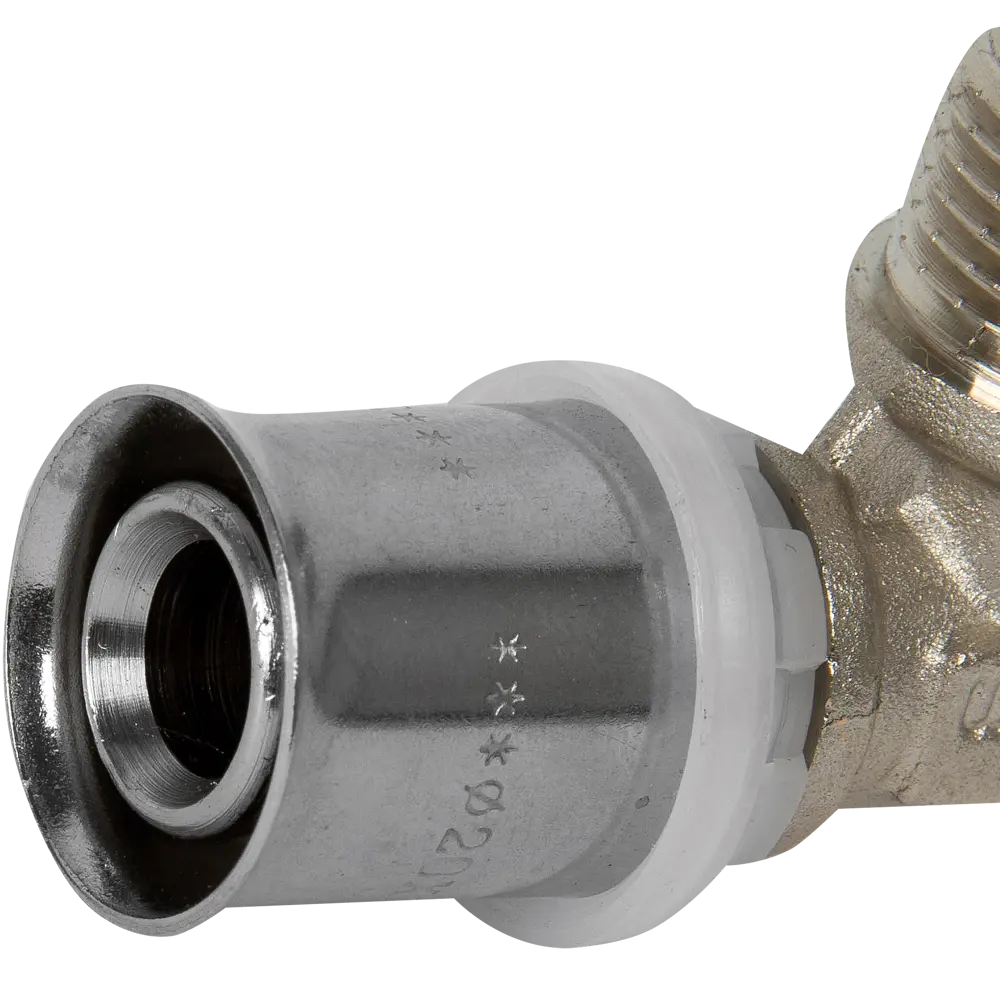Тройник комбинированный Valtec 20x1/2"x20 мм НР никелированная латунь VTM.233.N.200420 15474567 STLM-2058132  - Вид №1