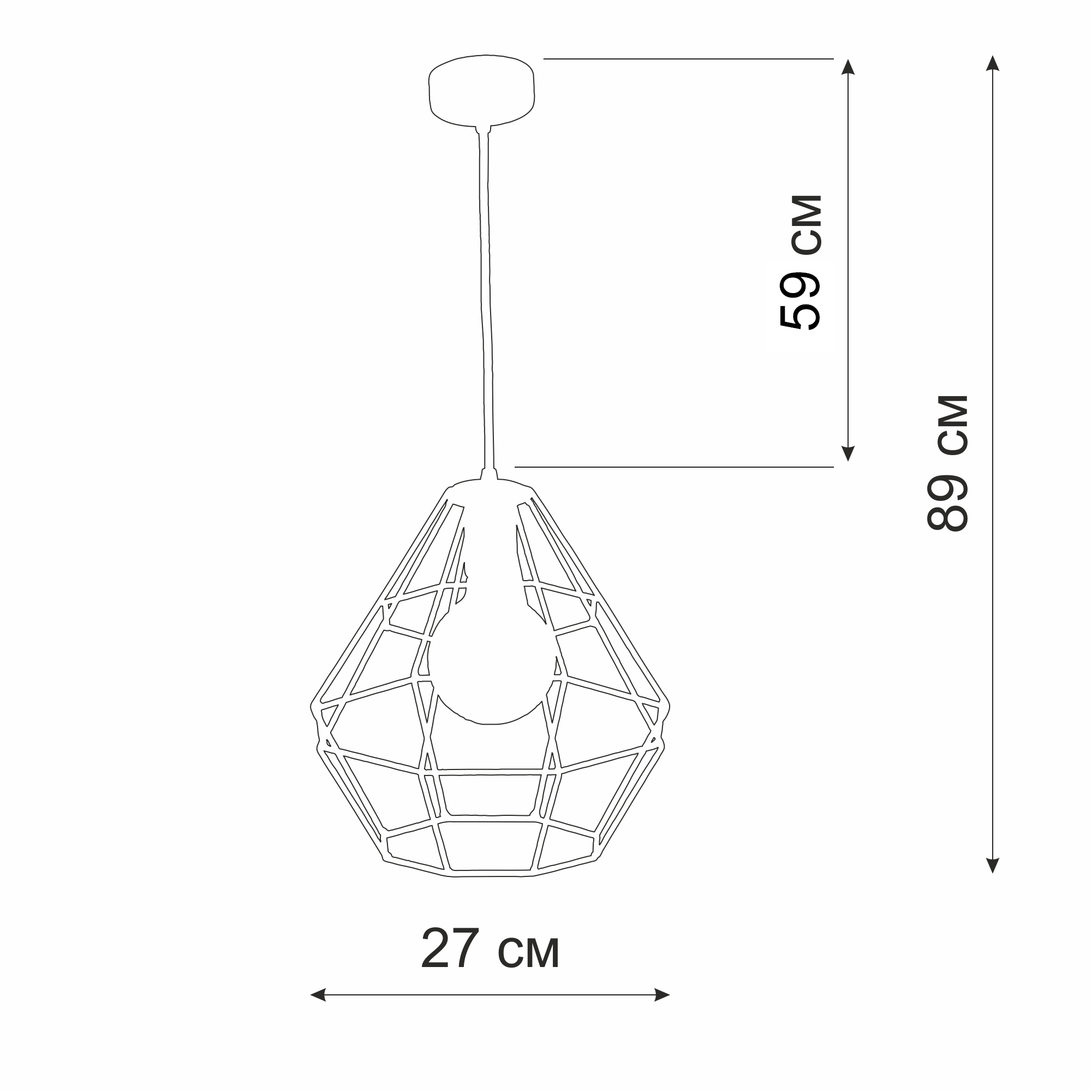 Подвесной светильник Vitaluce Orso - черный матовый для современного интерьера 18156425 STLM-0009745 - Вид №12