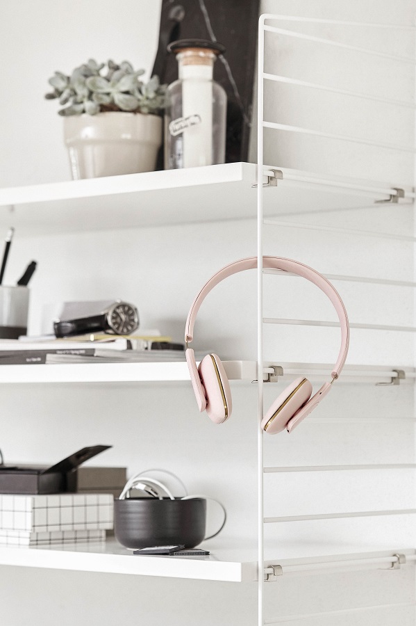 Наушники беспроводные aHEAD светло-розовые KREAFUNK KFSS06 - Вид №1