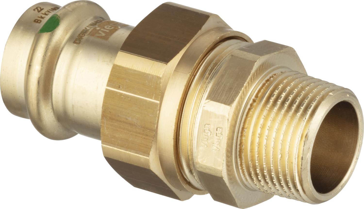 Viega Соединительный элемент резьбовой разъемный Sanpress 2265 (119133) 119 133