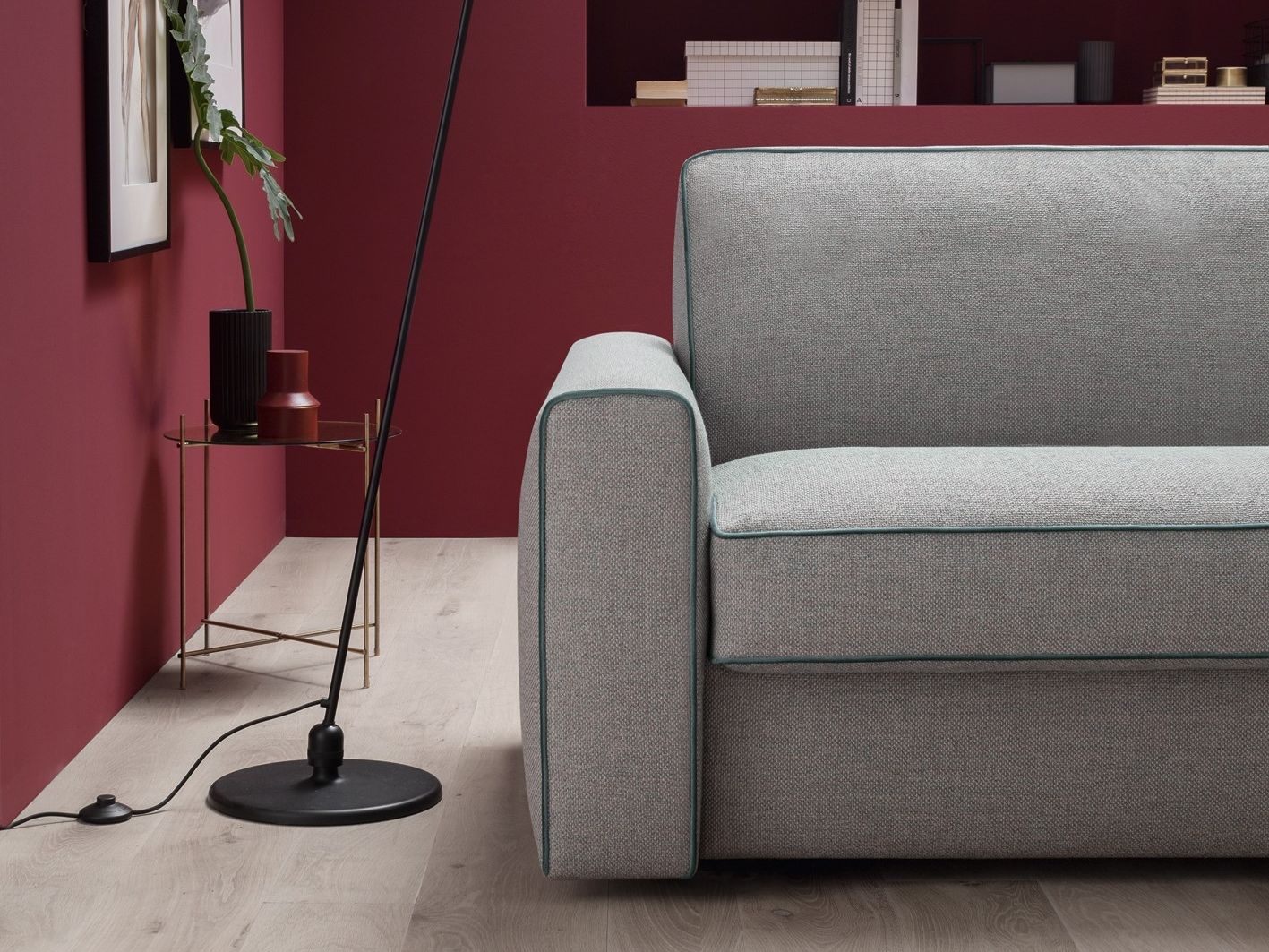 Двуспальный диван-кровать из ткани Felis Day &amp ARCH-00069260 - Вид №2