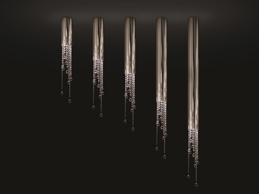 Металлический потолочный светильник с кристаллами Swarovski® In Stock Ilfari ARCH-00067846