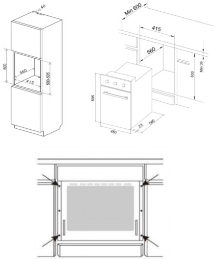 1176379 Электрический духовой шкаф LEX EDM 4570 WH белый STDN-0143979 - Вид №8