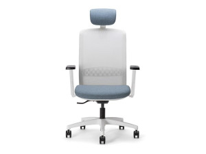 Поворотный сетчатый офисный стул с подлокотниками 5 спиц