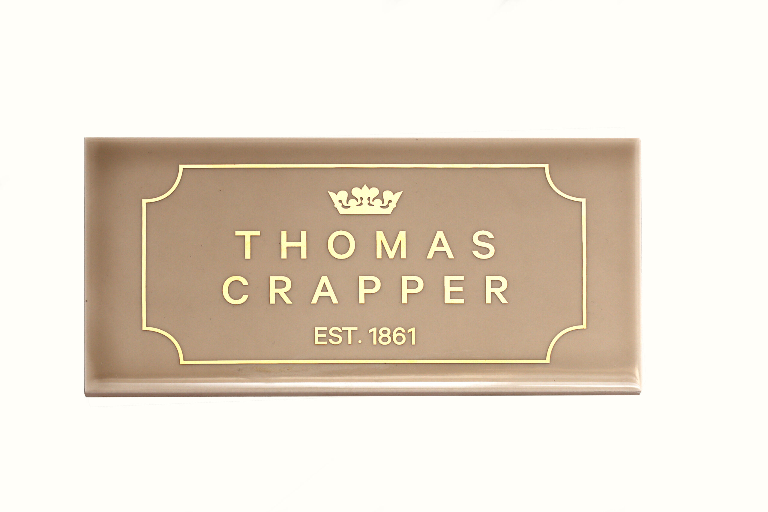 TCTINCC Thomas Crapper Декоративная плитка с логотипом Cerinus Cream Thomas Crapper  - Вид №1