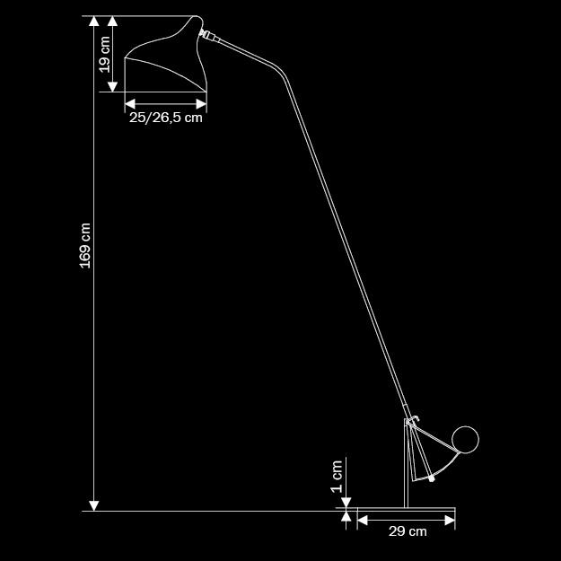 Торшер Lightstar Manti 764706 LIGHTSTAR  081105 Белый  - Вид №1