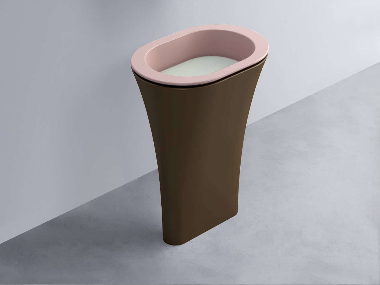 AMLA65-CP+AMPILO-PM+AMCOLO-CA Раковина Amedeo Ovale отдельностоящая cielo Enjoy + Amedeo Ceramica Cielo