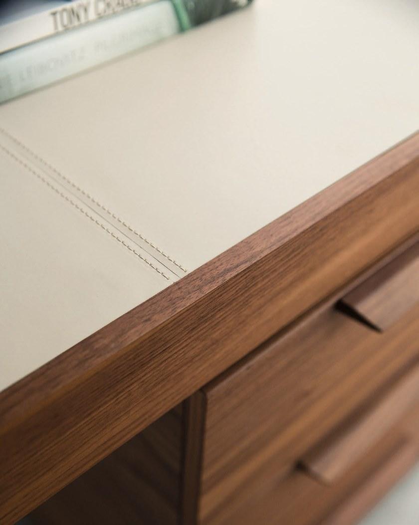 Porada Стол из орехового дерева с ящиками Iron sun-id-1355630 - Вид №2